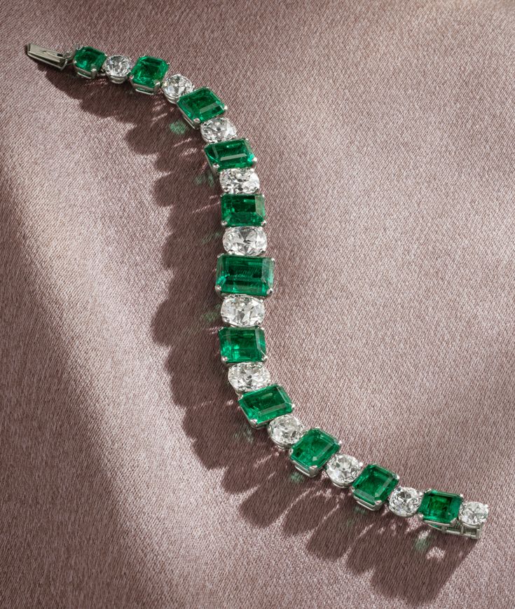 Emerald garden meets diamond brilliance