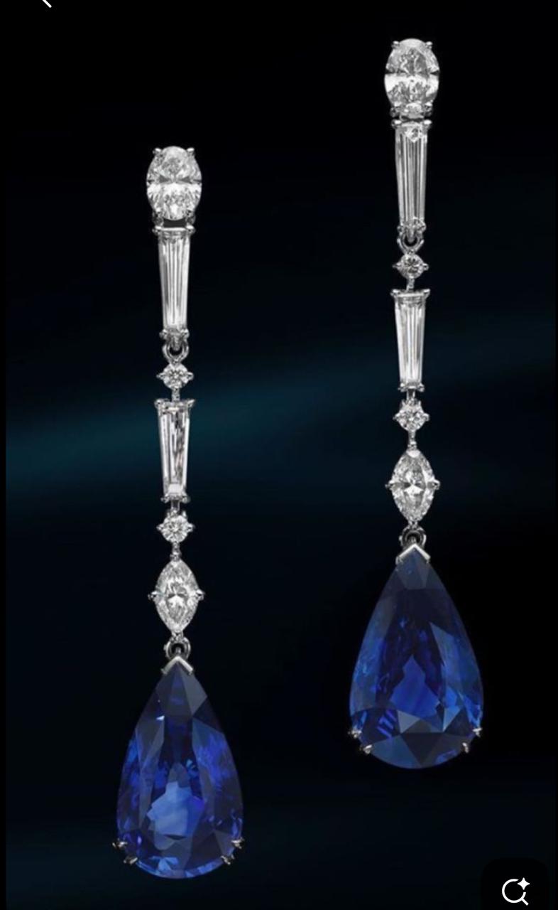 Diamond Drop Earrings