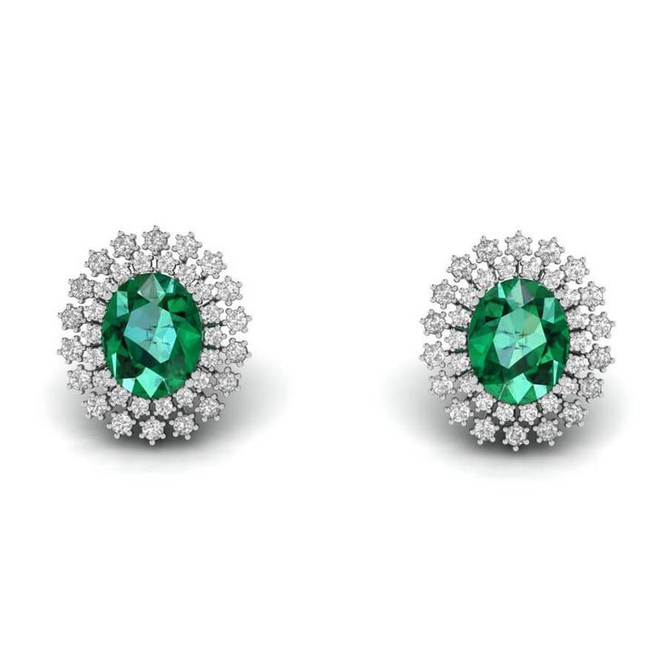 Emerald green and diamond dreams