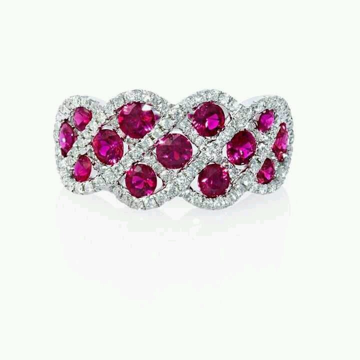 A dance of rubies with diamonds