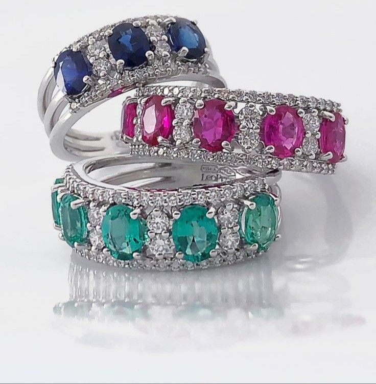 Deep Blue Sapphires, Radiant Rubies, and Verdant Emeralds
